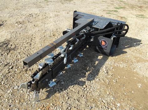 skid steer attachment trencher|skid steer trencher attachment for sale.